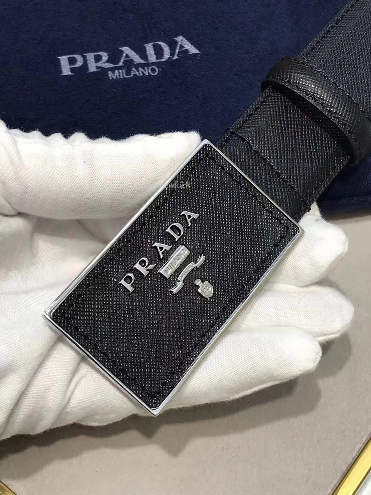 Prada Square Buckle Belt (9) - newkick.app